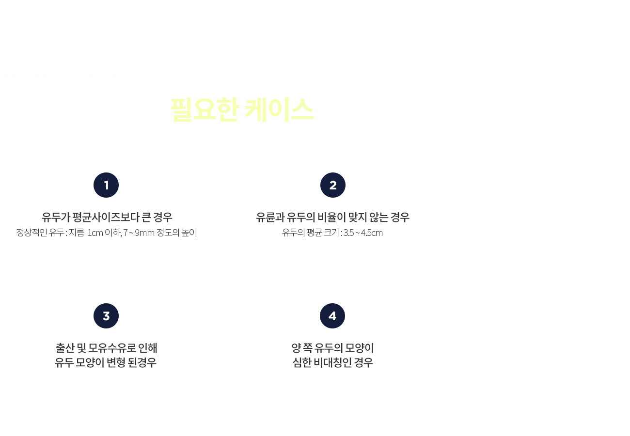 유두축소성형이 필요한 케이스