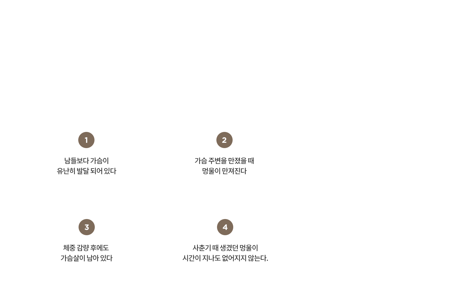 여성형유방 자가진단법