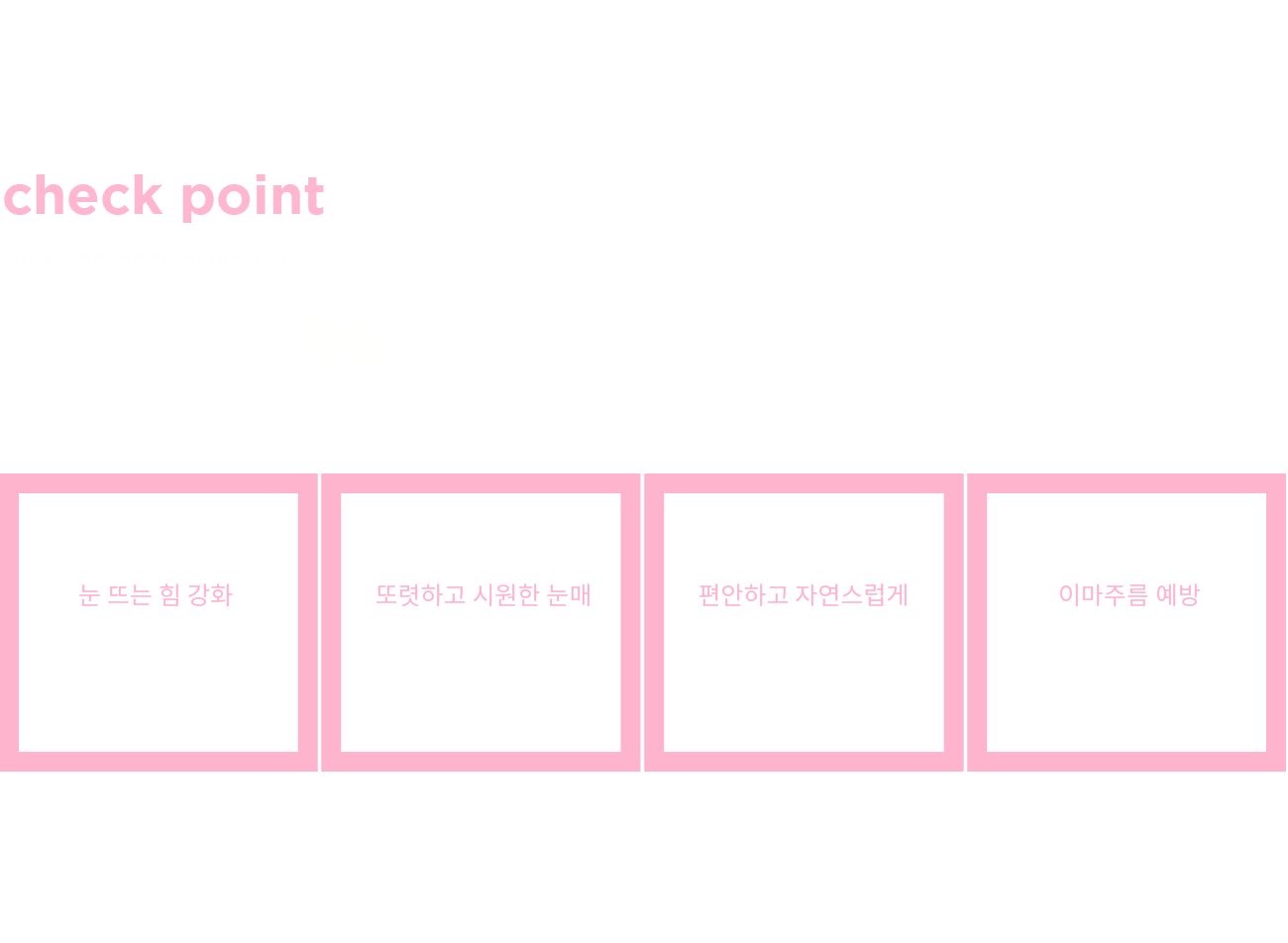 눈매교정수술 특징