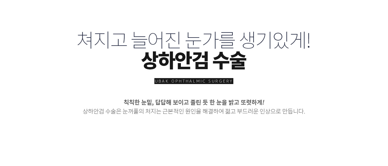 상하안검 수술